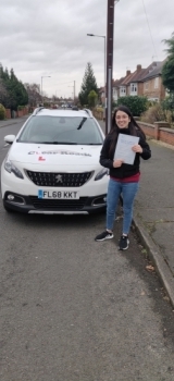 Congratulations to Stefania on passing her driving test on the 21st of February 2020.