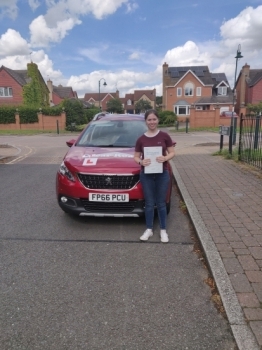 Congratulations to Amelia on passing her driving test on the 8th of August 2019.