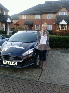 Passed her test on 8th December 2014