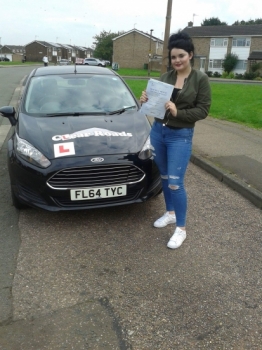 Congratulations to Aimee on passing her driving test on the 14th of October 2016
