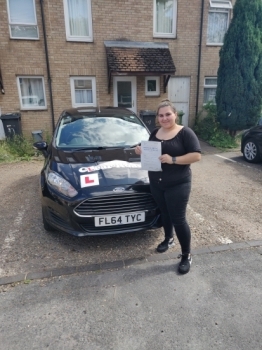Congratulations to Naomi on passing her driving test on the 22nd of July 2019.