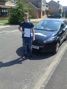 Congratulations to Bailey on passing his driving test on the 12th of May 2016