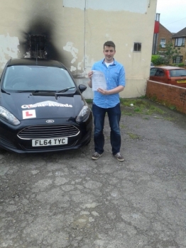 Congratulations to Chris on passing his driving test on the 2nd of June 2016