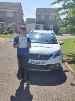 Congratulations to Hannah on passing her driving test on the 5th of June 2021.