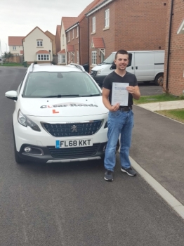 Congratulations to Max on passing his driving test on the 2nd of September 2021.