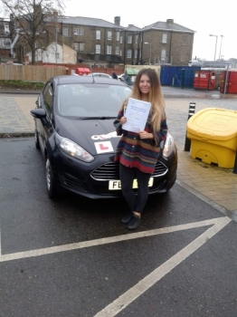 Congratulations to Katrina on passing her driving test on the 12th of December 2016