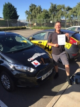 Passed his test on 28th August 2015