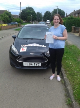 Congratulations to Rebecca on passing her driving test on the 24th of June 2016