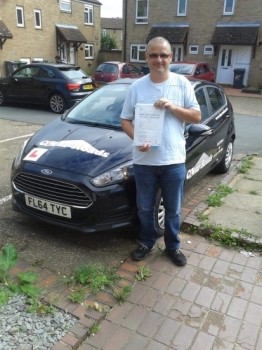 Congratulations to Steve on passing his driving test on the 12th of September 2016