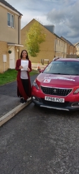 Congratulations to Renay on passing her driving test on the 18th of October 2019